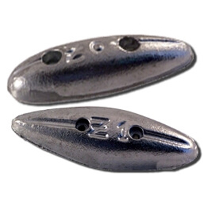 Industrial Range Magnesium Anodes with insert to bolt on Fish Shaped Anodes