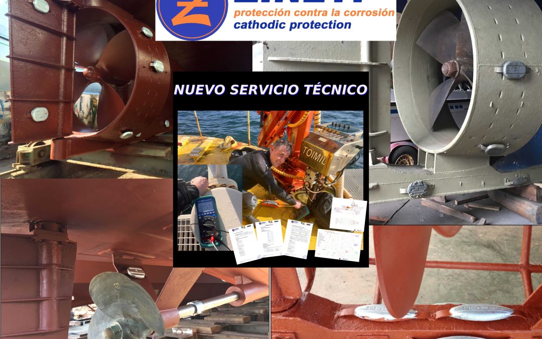 ZINETI presents their new certified technical service of the new cathodic protection linked to the naval sector.