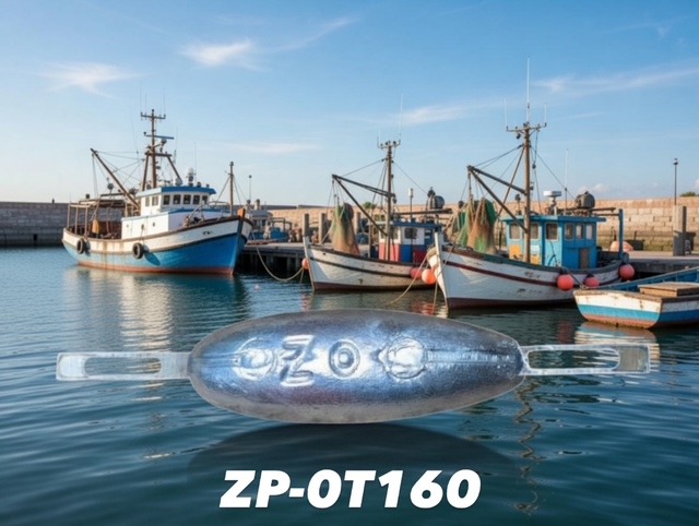 Nuevo ánodo de zinc ZP-0T160 de 0,5 kg con pletina para atornillar.